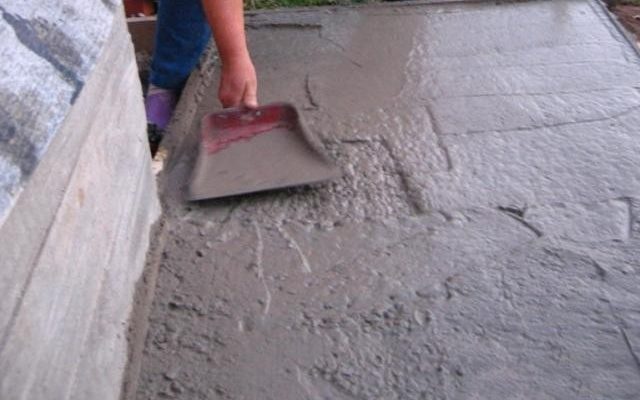 Железнение бетонного пола