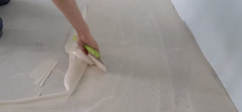 монтаж резинового покрытия на клей