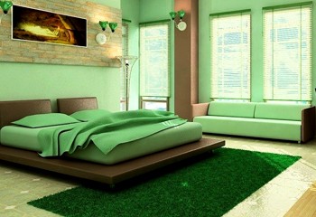 Декоративная зелень в виде ковров для пола