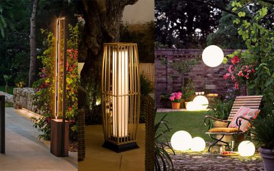 Надёжные и элегантные светильники для сада из акрила и поликарбоната