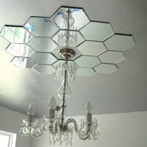 Изготовление зеркала из полистирола на потолок